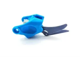 ROBUSO Blue Shark cabeça de corte, serrilhada